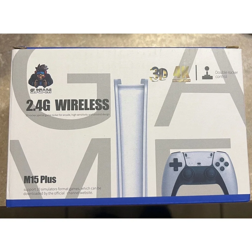 44.- RMOKA SJGAM M15 Plus Retro Game Stick 4K HD HDMI Console 20000+ Games 2